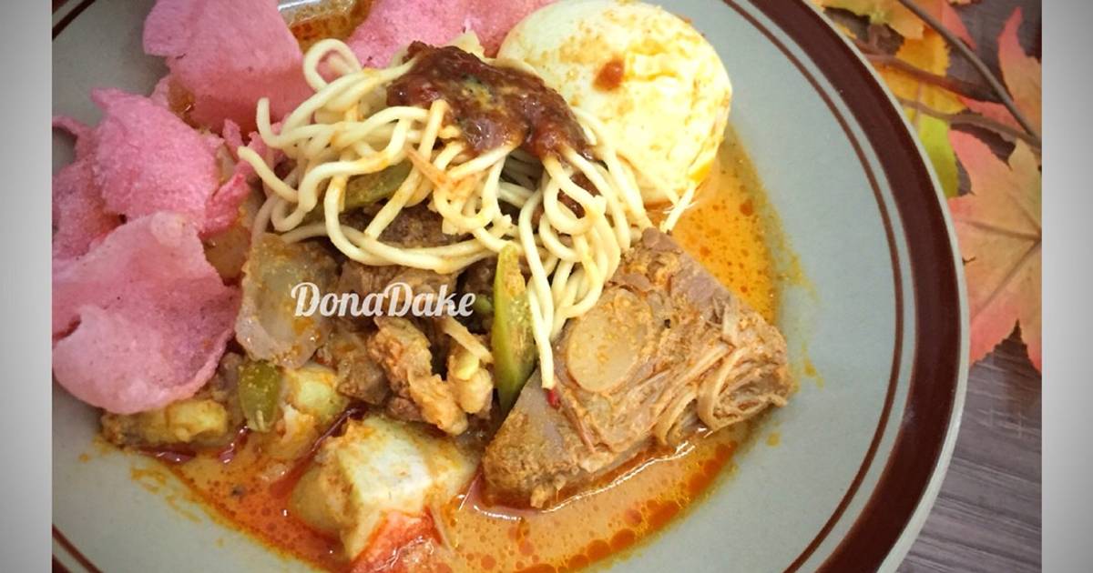 8 resep lontong pical enak dan sederhana - Cookpad