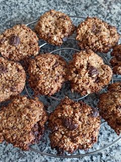 Una foto de Cookies de avena y chocolate