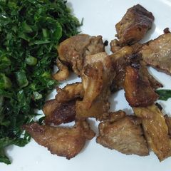 A picture of Fried beef.