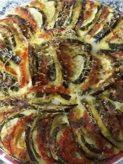 Una foto de Ratatouille con pepino