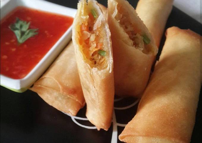 Resep Chinese Spring Roll with Ngo Hiong Herbs oleh Thia's Dish - Cookpad