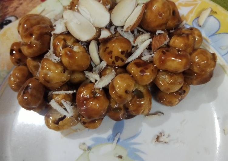 Easiest Way to Prepare Ultimate Crunchy caramel makhana candies🥰😘😋