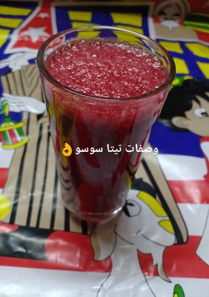 صورة لوصفة فراوله بالبنجر (الشمندر)