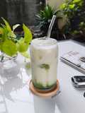 Corn Milk Creamy Matcha