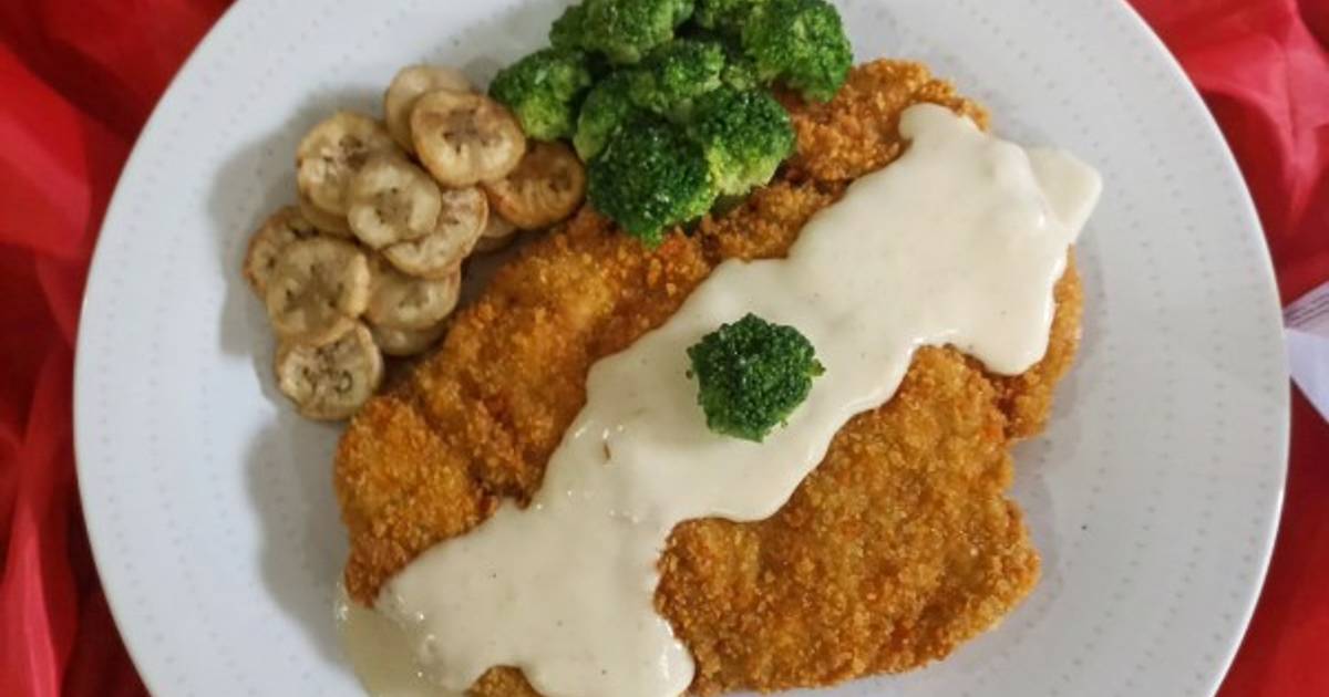 Resep Chicken Maryland with Śupreme Sauce oleh Sabrina Mahfuzah Cookpad