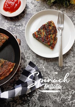 Foto resep Spinach Frittata