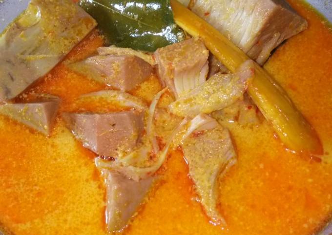 Wajib coba! Bagaimana cara membuat Gulai tewel/nangka  spesial