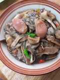 Tumis Jamur Sawit dan Sosis