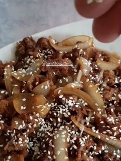 Foto resep Beef teriyaki ala hokben