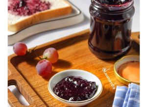 Foto resep Homemade Grape Jam