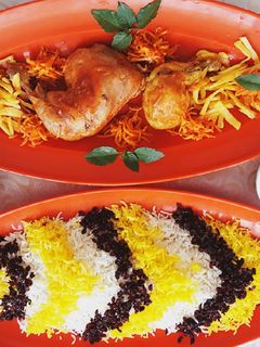 عکسی از دستور زرشک پلو با مرغ