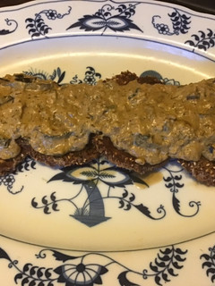 A picture of California Farm Woodear Mushroom Sauce.
