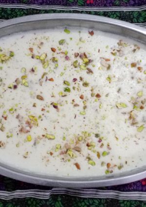 A picture of Shahi kheer.