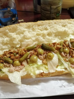 Una foto de Bocadillo "vegetal"