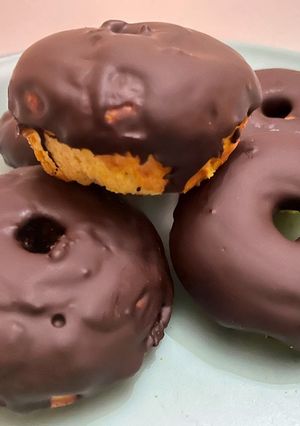 Una foto de Donuts de calabaza
