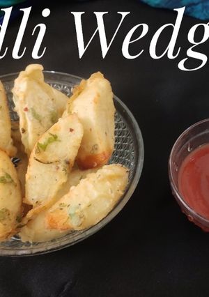 A picture of Idli Wedges.