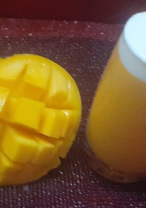 A picture of Mango lassi.
