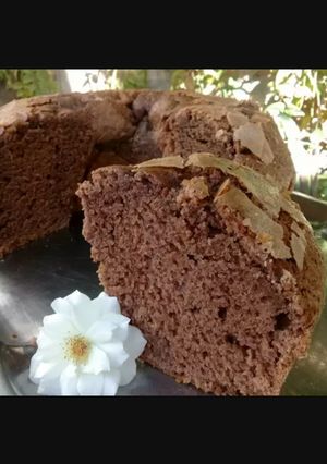 Una foto de Bizcochuelo de chocolate ❤ con una miga húmeda y deliciosa 😍