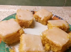 Una foto de Torta licuada de zanahoria y naranja 🍊🥕
