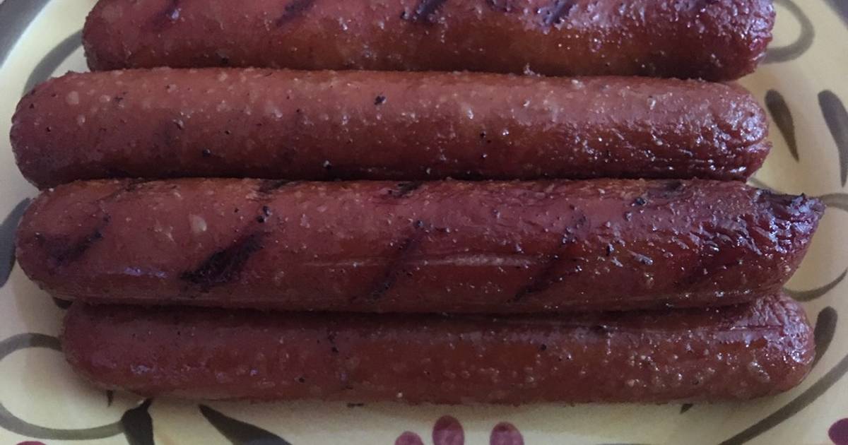 smoked hot dogs