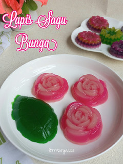 Foto resep Lapis Sagu Bunga