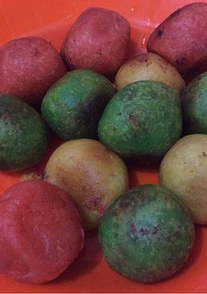 Foto resep Bola ubi warna - warni