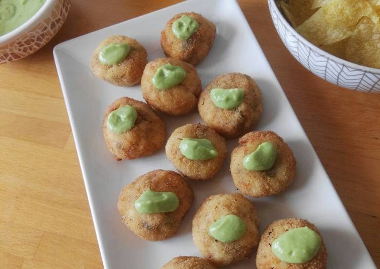 Croquetas de verduras con queso