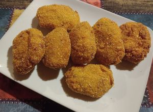 Una foto de Nuggets caseros de atún y queso crema 😋