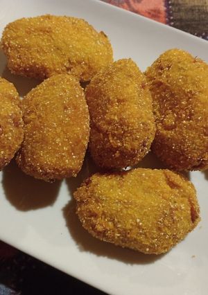 Una foto de Nuggets caseros de atún y queso crema 😋
