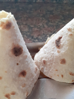 A picture of Sattu ki roti.