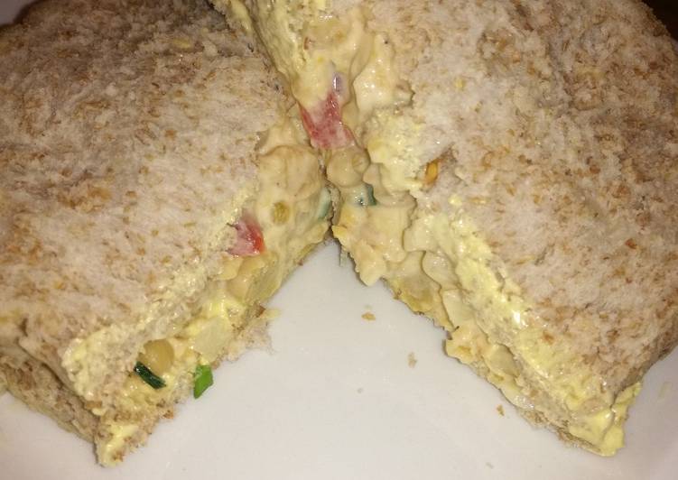 Easiest Way to Prepare Super Quick Homemade Vegan &#34;tuna&#34; salad sarmie