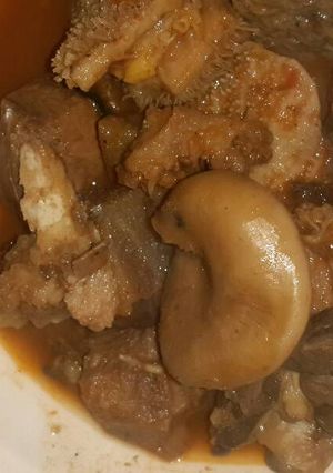 A picture of Assorted meat pepper soup.