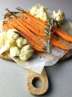 Una foto de Verduras al horno