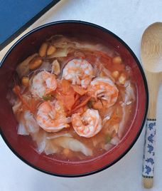 canh bắp cải cà chua