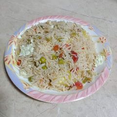 A picture of Simple vegetables Rice.