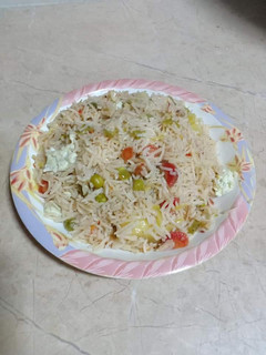 A picture of Simple vegetables Rice.