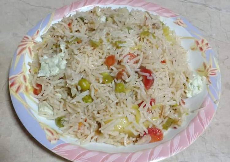Simple vegetables Rice