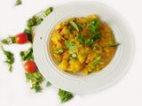 உருளை காலிஃப்ளவர் (ஆலு கோபி) மசாலா கறி(aloo gobi masala curry),