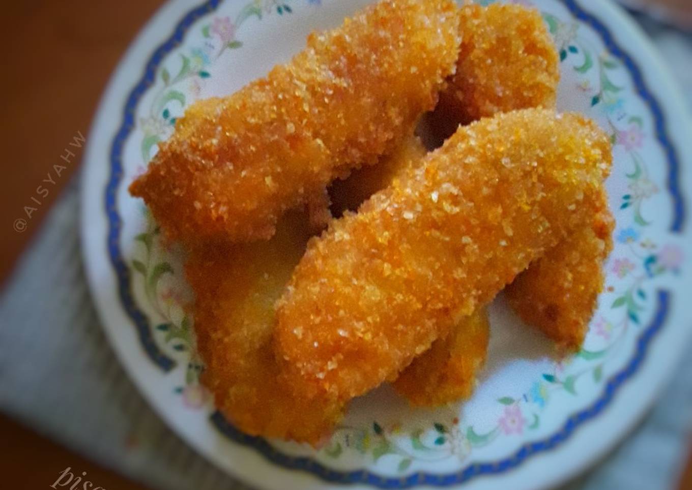 Pisang goreng lapis panir