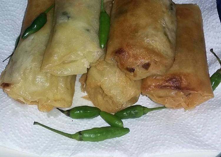 Resep Lumpia isi mie yang Lezat