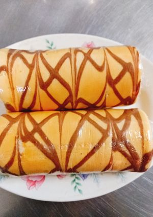 Hình của món Bánh bông lan vân thủy.