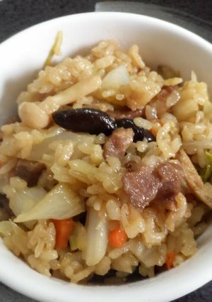 高麗菜燉飯 的食譜成品照片