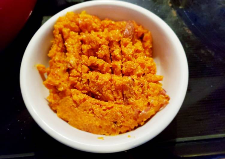 Sugar free carrot dessert