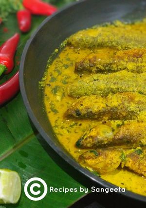 সর্ষে পোস্ত দিয়ে পার্শে মাছের ঝাল রেসিপির প্রধান ছবি