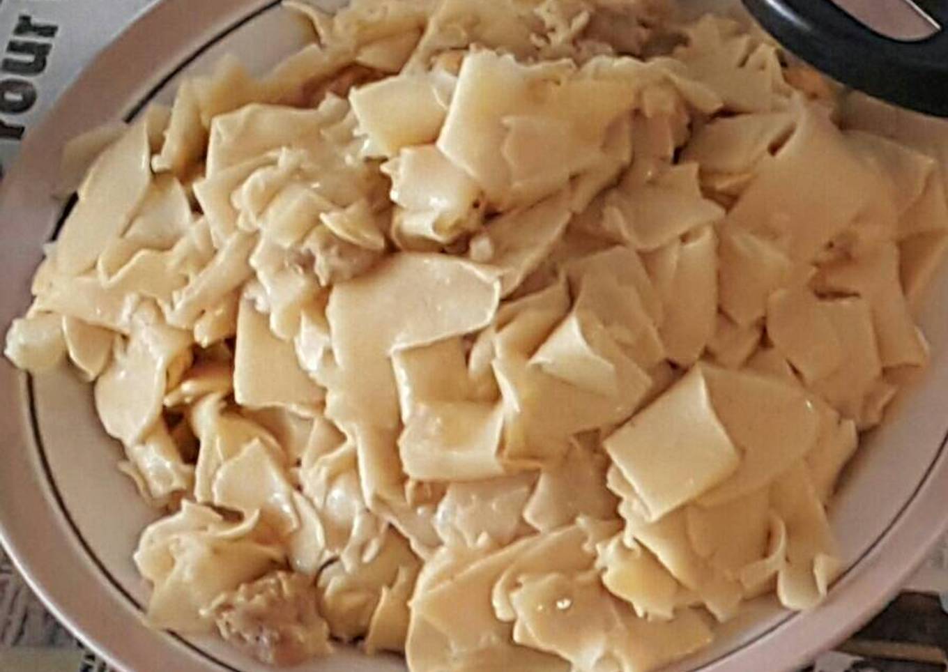 Rebung masak daging babi dan hebi