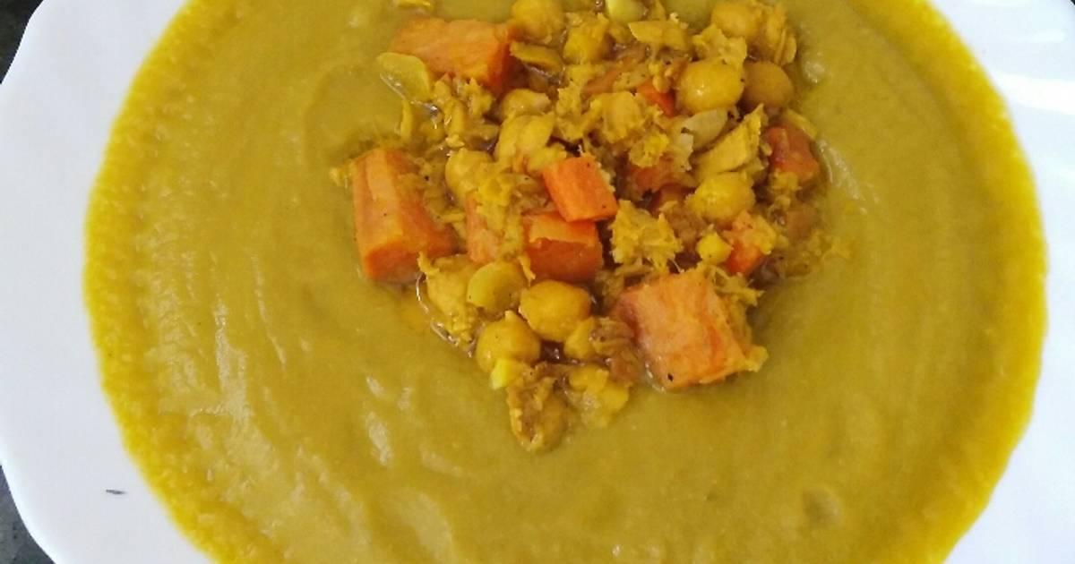 Puré de garbanzos con zanahoria Receta de AMY Con Sus Recetas