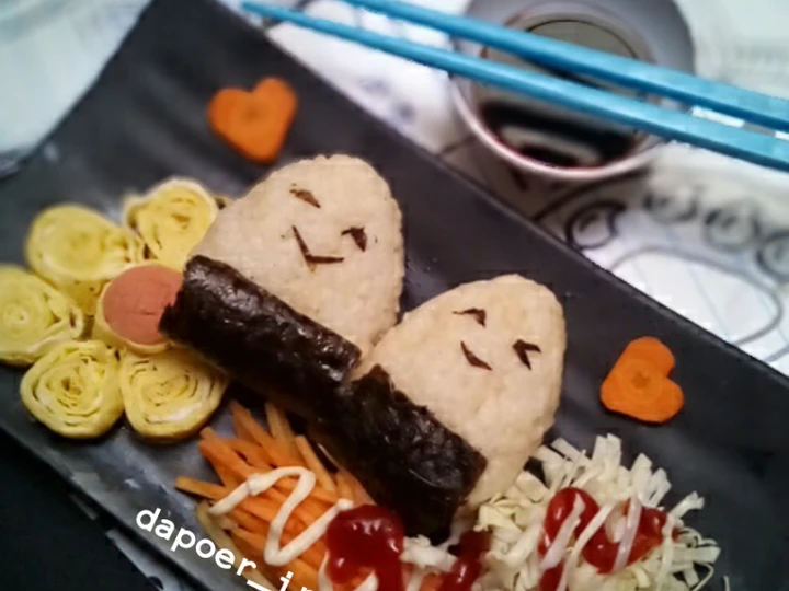 Cara Simple Membikin Resep  Onigiri 🍙🍙 yang Menggugah Selera, Enak