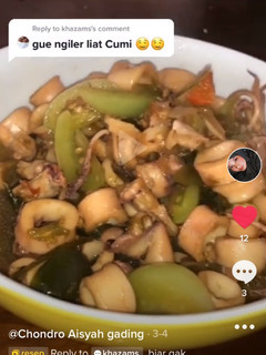 Foto resep Cumi asin saus tiram