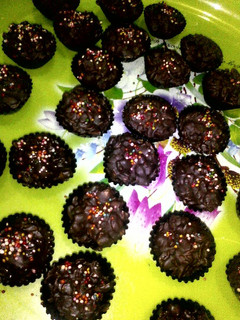 Foto resep Choco-Rolled Oat Peanut alias Oat-Kacang Bersalut Coklat