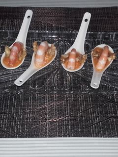 Una foto de Cucharitas de langostinos